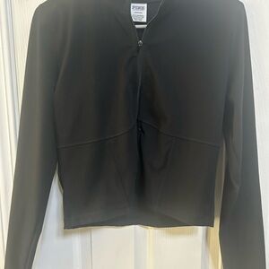 PINK Victoria's Secret Black Zip-Up Sweatshirt